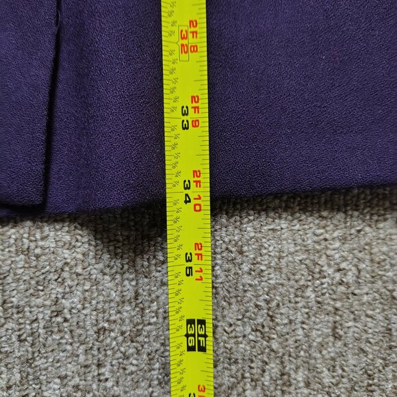 VINTAGE HARVE BENARD Trench Coat Women Petite 4P Wool Classic Tailored Flawed - Picture 12 of 12